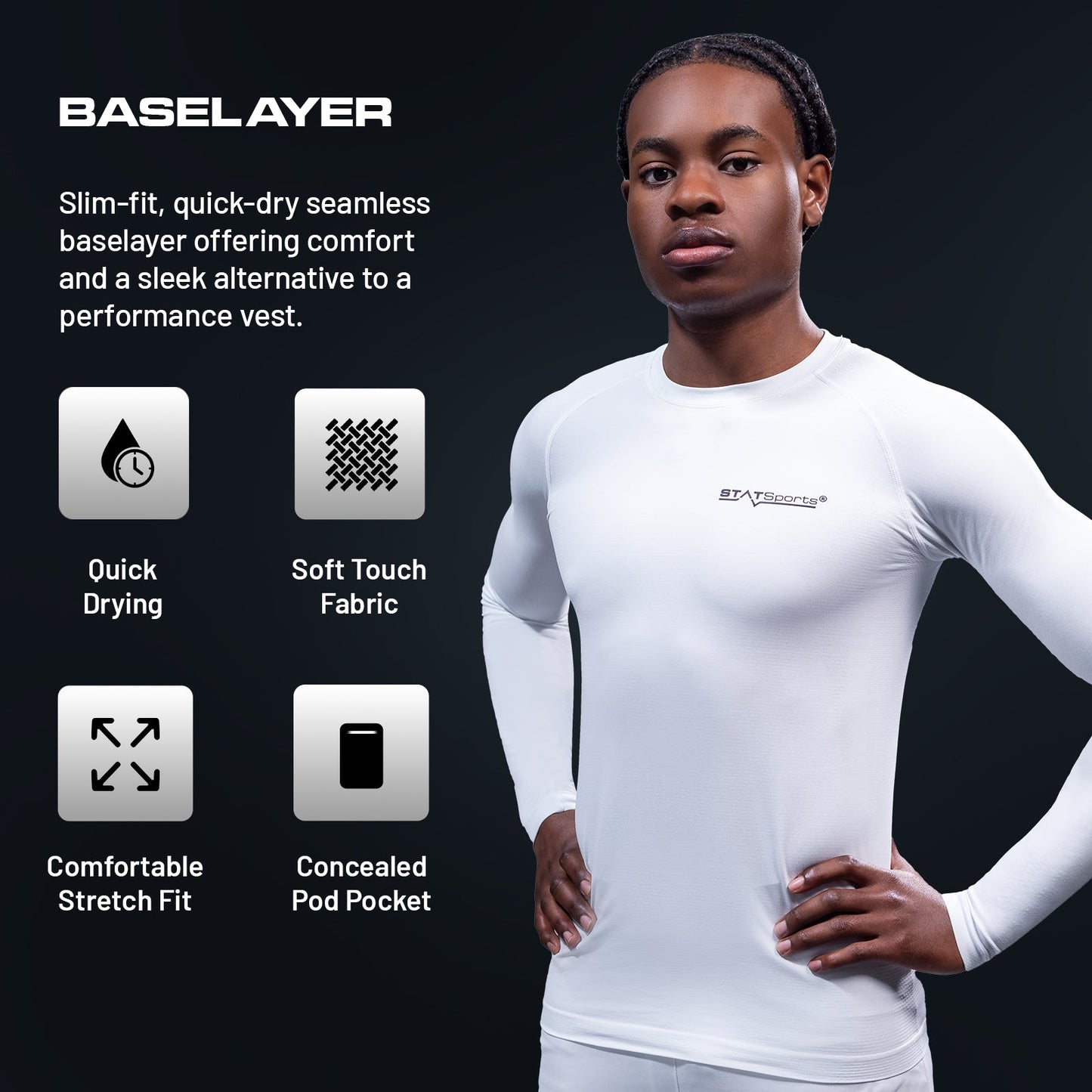 STATSports Long Sleeve Baselayer 2 Pack